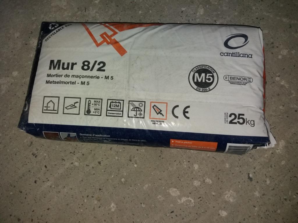 sac beton (prix pour les deux), Enlèvement