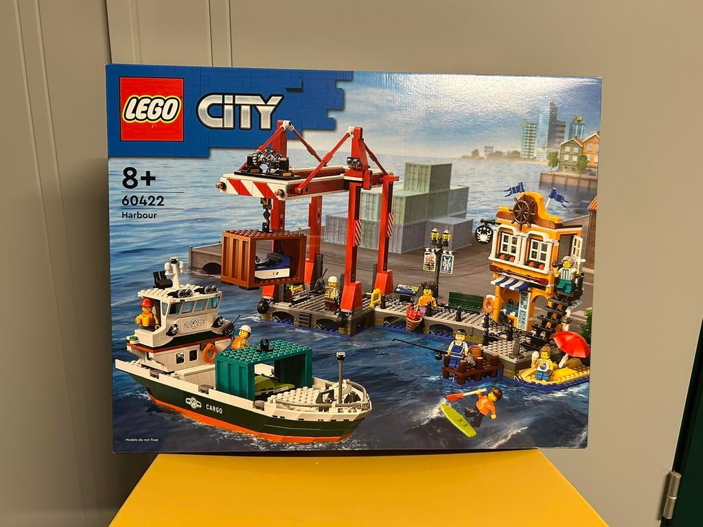LEGO 60422 Haven met vrachtschip, nieuw en ongeopend, Ophalen of Verzenden, Nieuw, Complete set, Lego