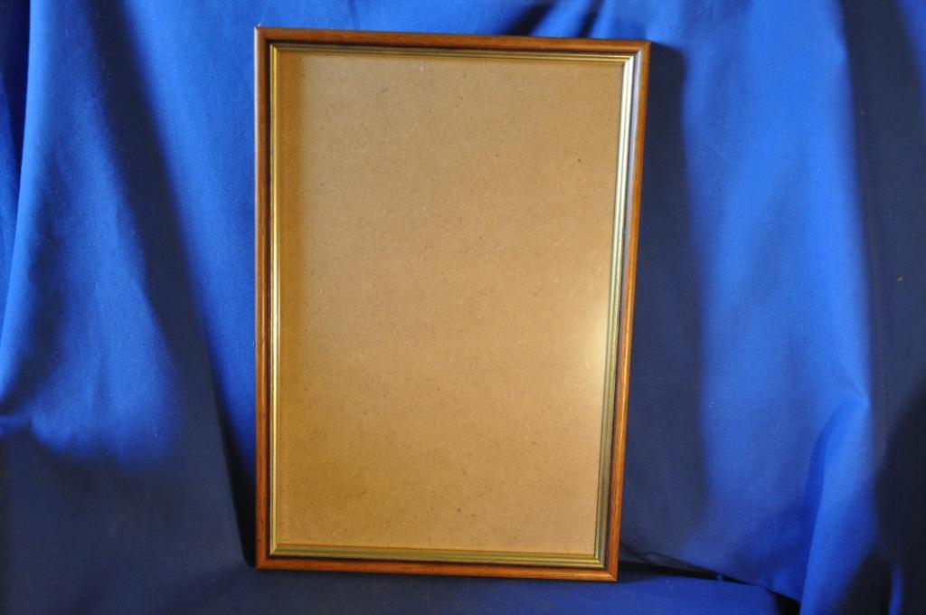 cadre photo 30x20 tour bois vitre plexi, Moins de 50 cm, Enlèvement ou Envoi, Comme neuf, Bois