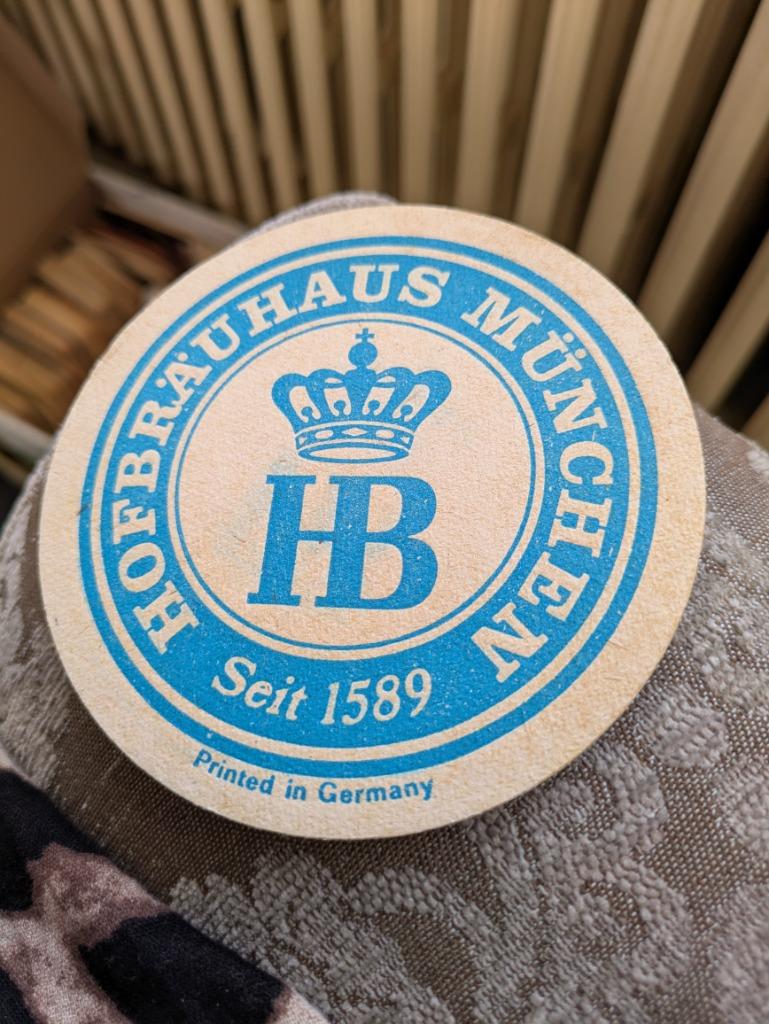 Hofbrauhaus München, Verzamelen, Biermerken, Ophalen of Verzenden, Zo goed als nieuw, Viltje(s)