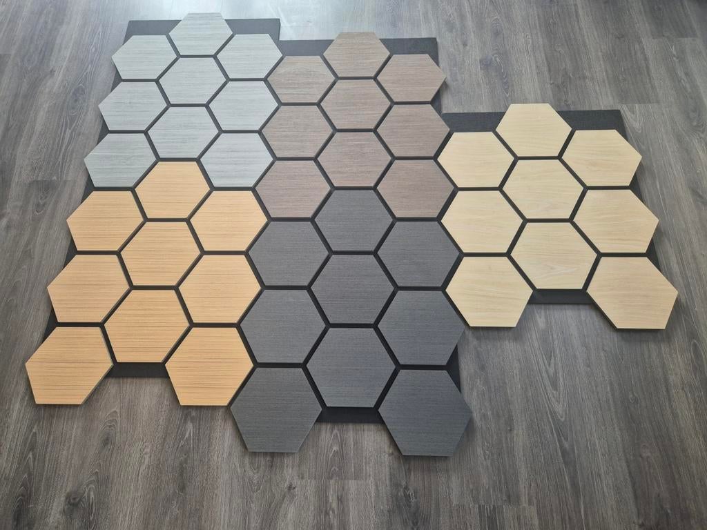 Hexagon akoestische wandpanelen, Enlèvement