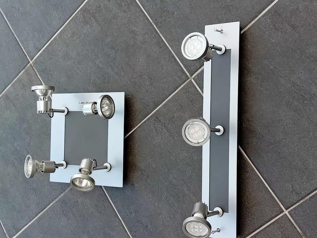 Spot plafondlampen, Huis en Inrichting, Ophalen, Gebruikt, Hout