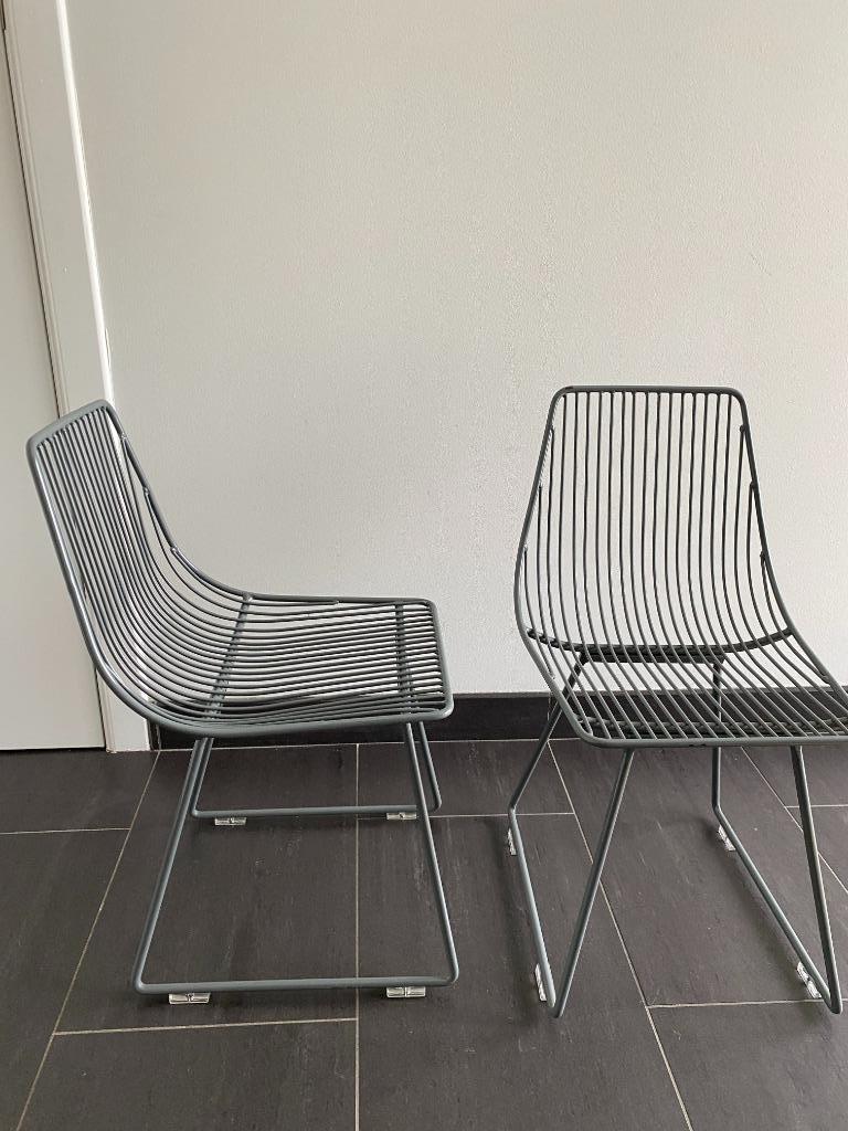 2 kinderstoel (design) in grijze kleur, Kinderen en Baby's, Kinderstoelen, Ophalen, Zo goed als nieuw, Overige typen