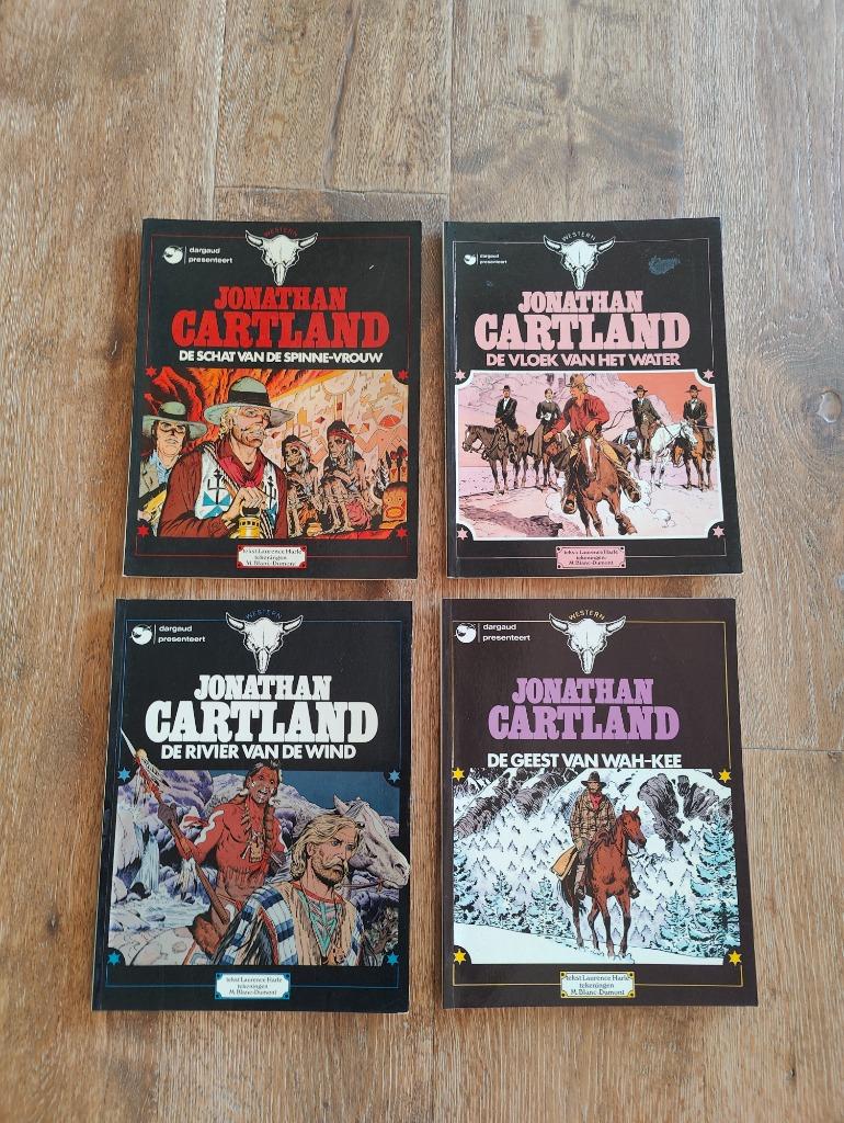 Lot 4 strips Jonathan Cartland - Dargaud, Boeken, Stripverhalen, Gelezen, Ophalen of Verzenden