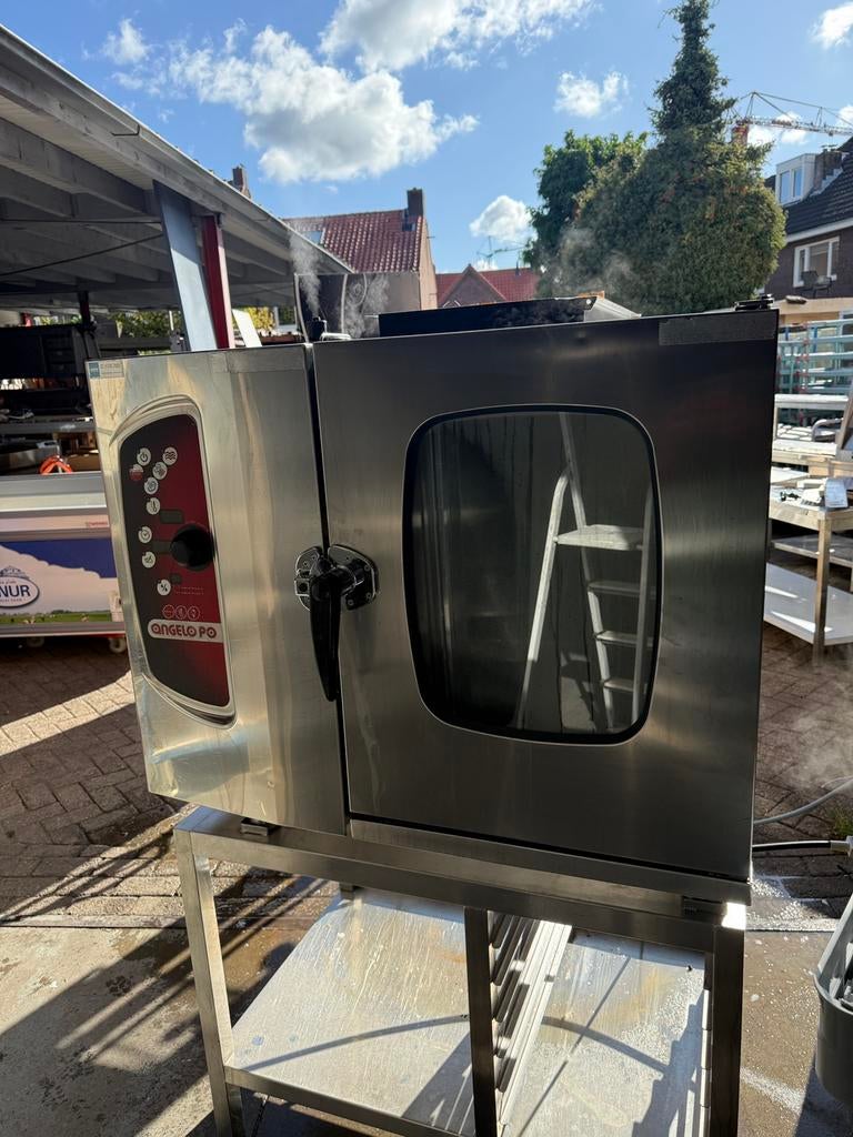 Horeca steamer hetelucht oven angelo po 380 v profesinele, Ophalen, Ovens, Microgolfovens en Steamers