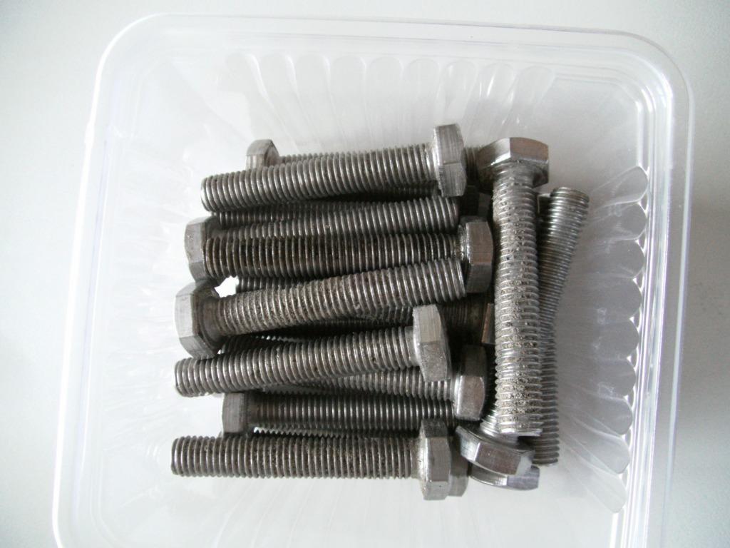 Bouten M10 x 60, Doe-het-zelf en Bouw, IJzerwaren en Bevestigingsmiddelen, 250 mm of meer, Nieuw, Ophalen of Verzenden, Inox