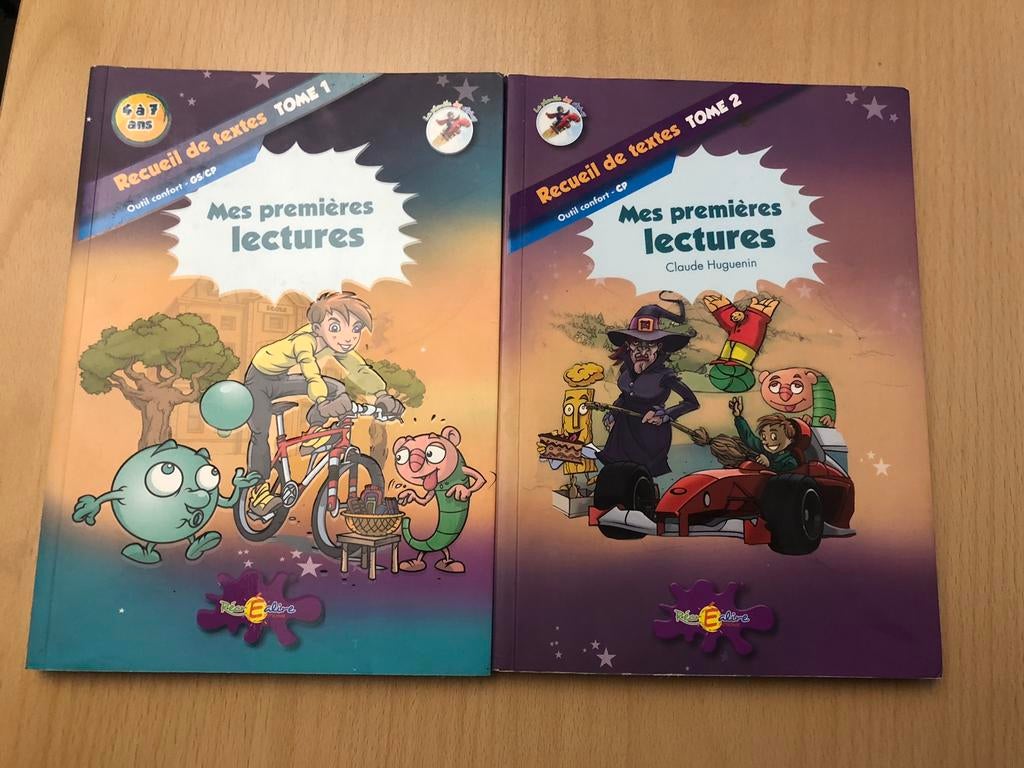 Mes premières lectures - Tome 1 et Tome 2, Livres, Enlèvement, Comme neuf, Garçon ou Fille, Livre de lecture