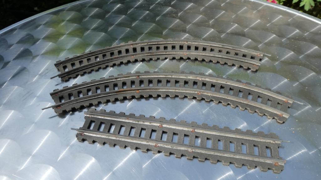 Zeer oude kartonnen rails voor restaurateur of verzameling, Hobby en Vrije tijd, Gebruikt, Verzenden, Fleischmann, Rails