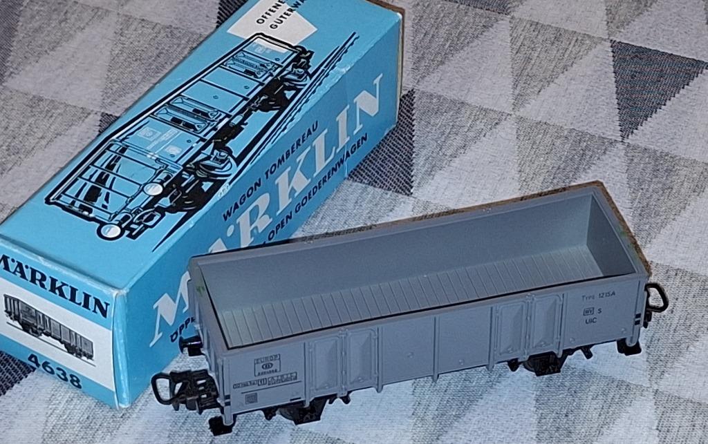 Märklin HO 4638 hoogboordwagon Europ SNCB, Ophalen of Verzenden, Zo goed als nieuw, Wagon, Märklin