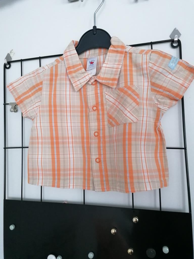 Overhemdje voor 3 maanden, Kinderen en Baby's, Babykleding | Maat 62, Gebruikt, C&A, Ophalen of Verzenden, Overhemdje of Bloesje