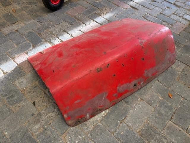 Triumph TR4-5-250 achterklep, Ophalen