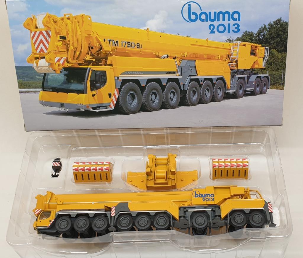 WSI Models Liebherr LTM 1750 9.1 BAUMA 2013 1:87 (H0), Ophalen of Verzenden, Gebruikt, Hijskraan, Tractor of Landbouw, Overige merken
