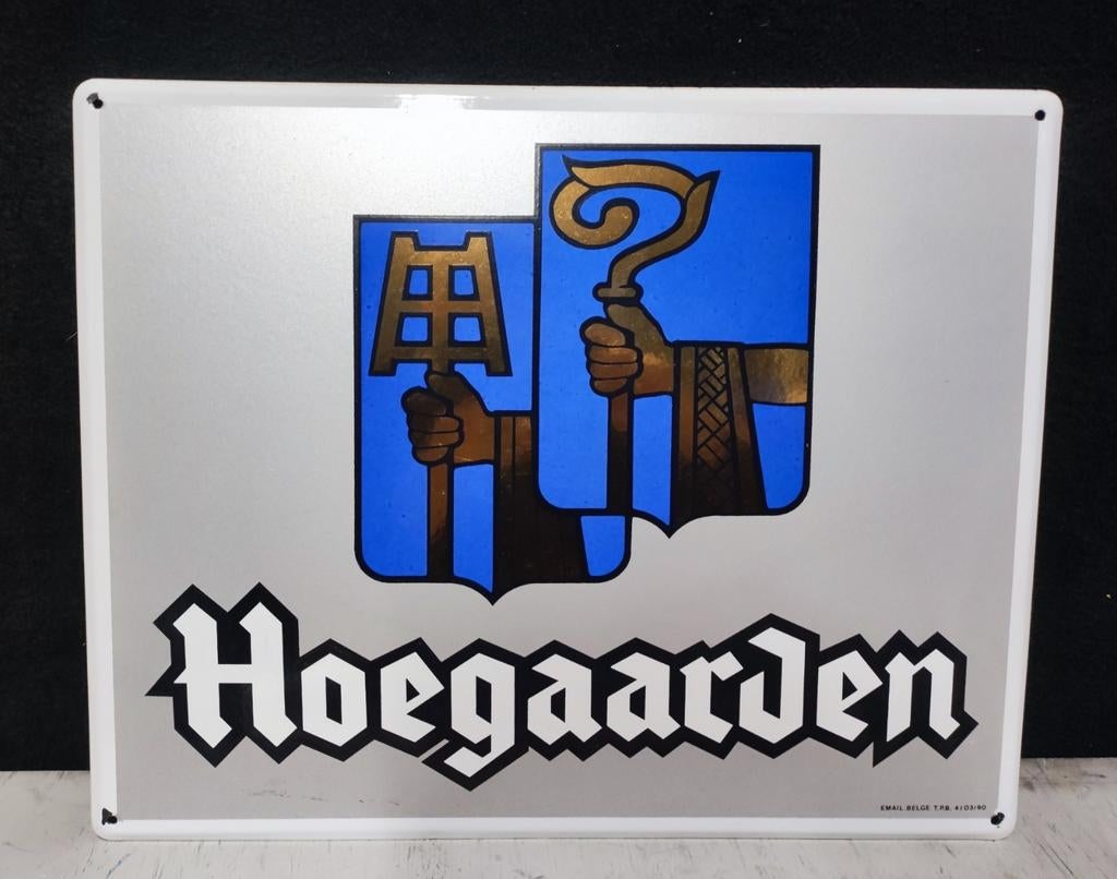 Hoegaarden  Email Belge 1990, Verzamelen, Ophalen of Verzenden, Nieuw