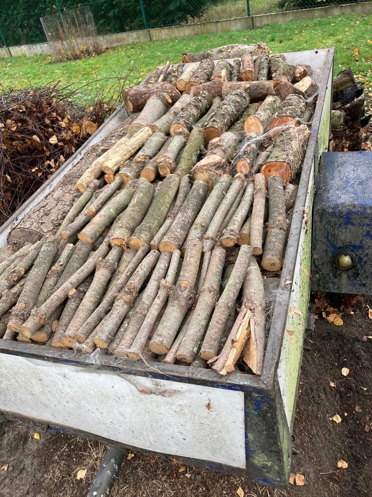 Gedroogd brandhout, klaar voor gebruik., Enlèvement