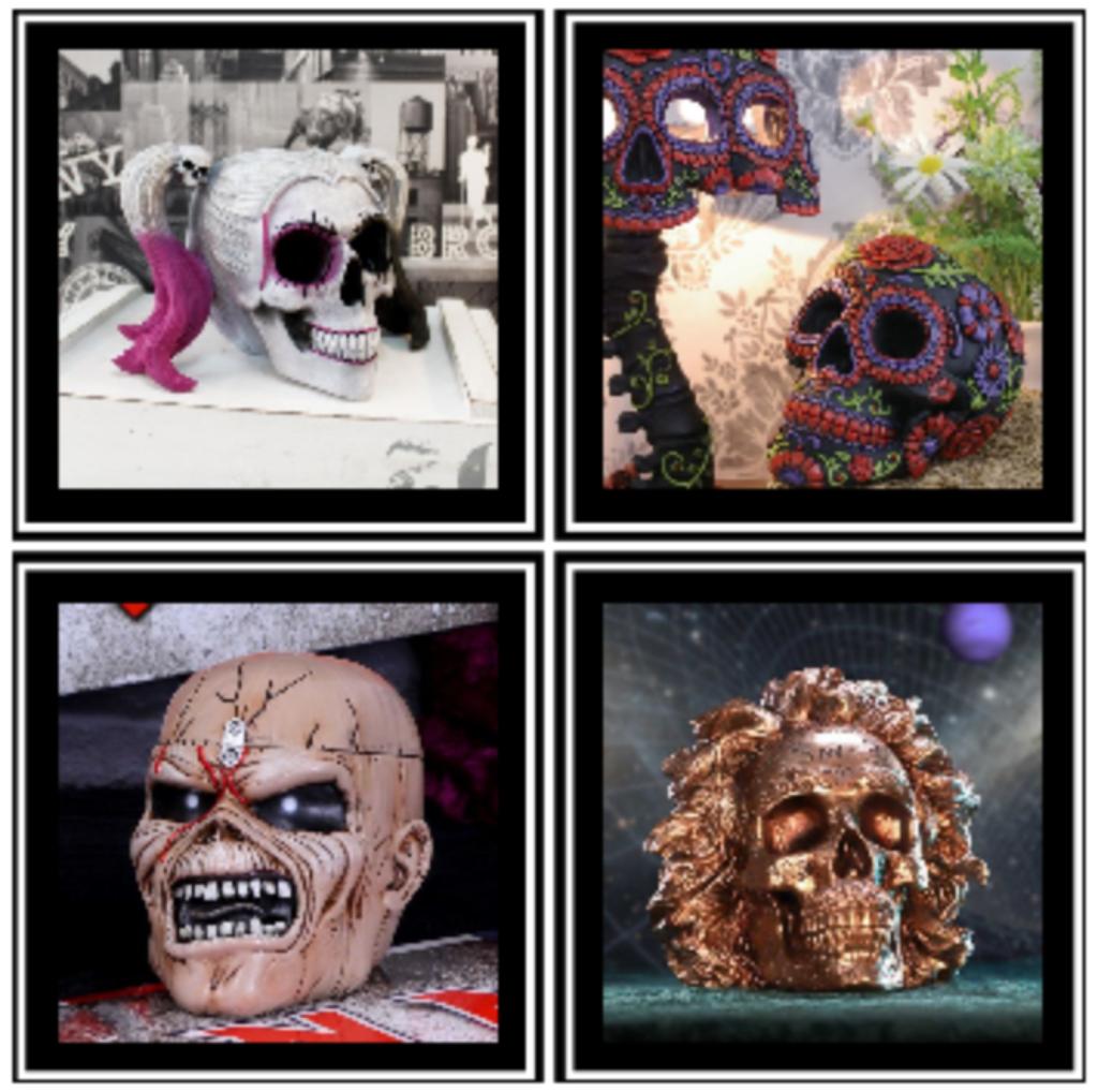 Statue en forme de crâne de Némésis pour Halloween, Maison & Meubles, Enlèvement ou Envoi, Neuf