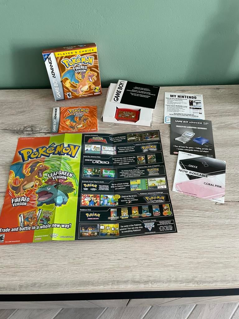 Pokémon FireRed Version Game Boy Advance (origineel), Games en Spelcomputers, Games | Nintendo Game Boy, Avontuur en Actie, Gebruikt