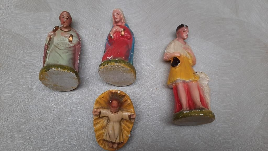 kerstbeeldjes, retro, Collections, Religion, Utilisé, Enlèvement