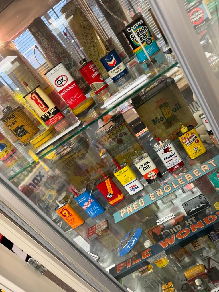 Handy oils mini olie blikjes, Verzamelen, Merken en Reclamevoorwerpen, Ophalen of Verzenden, Gebruikt, Verpakking