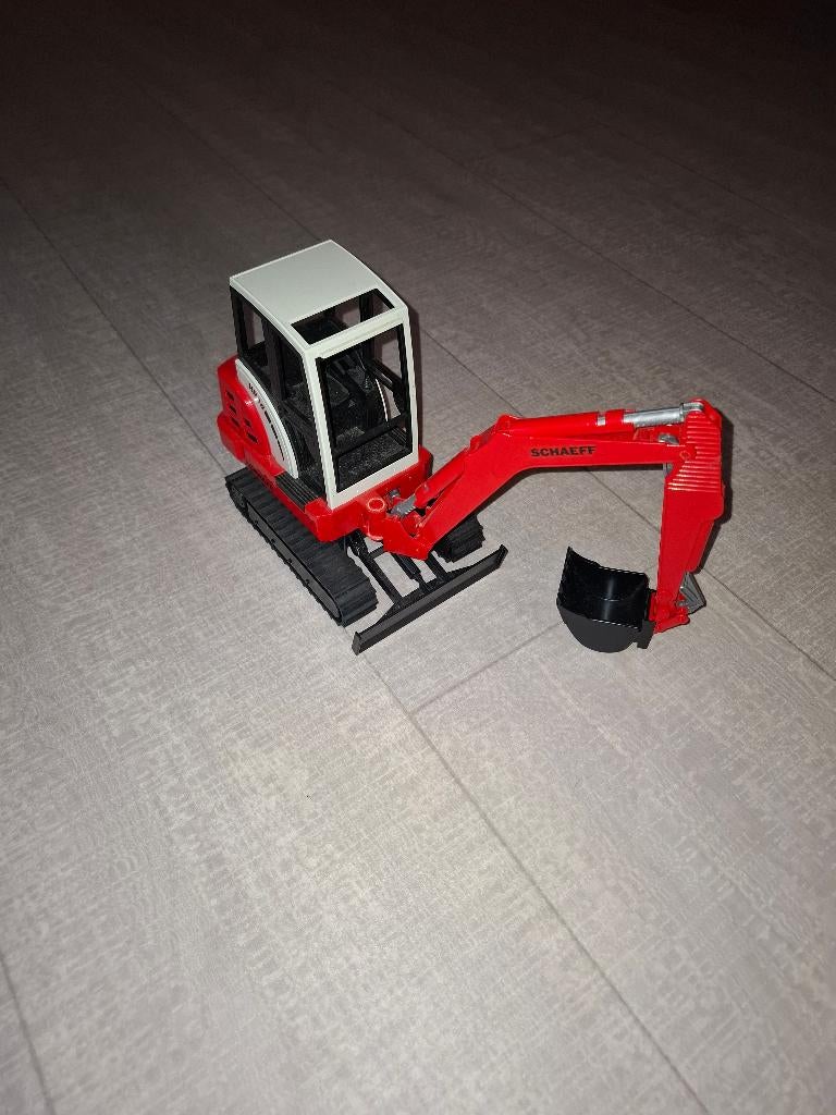 Bruder Schaeff HR16 minigraafmachine, Kinderen en Baby's, Speelgoed |Speelgoedvoertuigen, Ophalen