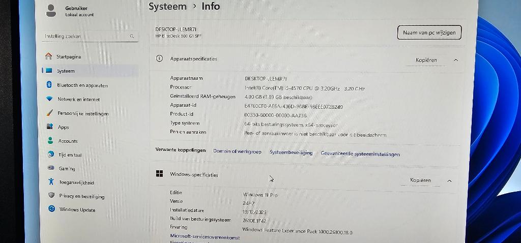 HP EliteDesk 800 G1, Computers en Software, Ophalen, Gebruikt, HDD