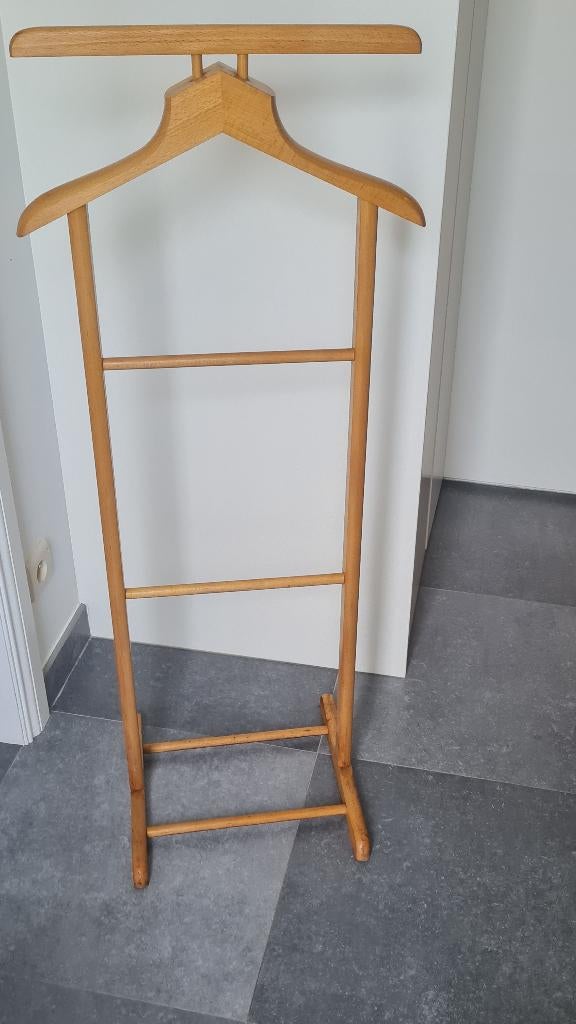 Zeer mooie houten dressboy, kledingstandaard, Ophalen of Verzenden