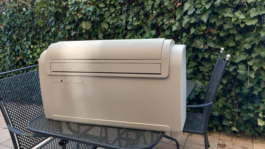 monoblock airco zonder buitenunit, Electroménager, Climatiseurs, Comme neuf, Climatisation murale, 100 m³ ou plus grand, Refroidissement et Déshumidification