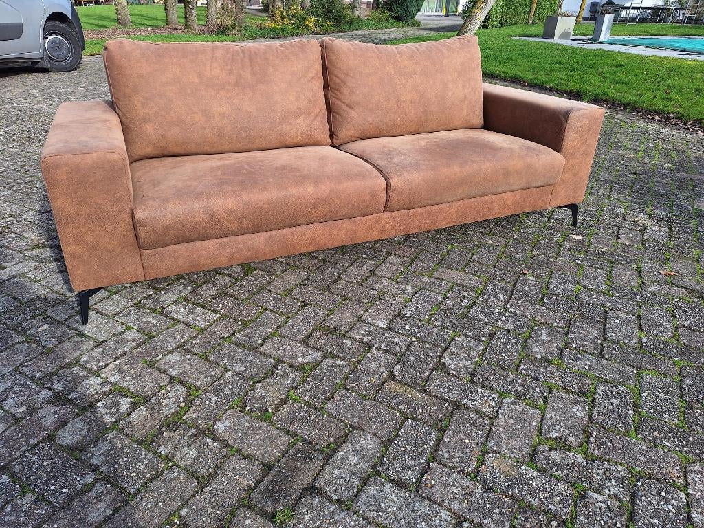 Canapé 4 places en micro cuir, grand ensemble de canapé, 75 à 100 cm, Enlèvement ou Envoi, Utilisé, Autres matériaux