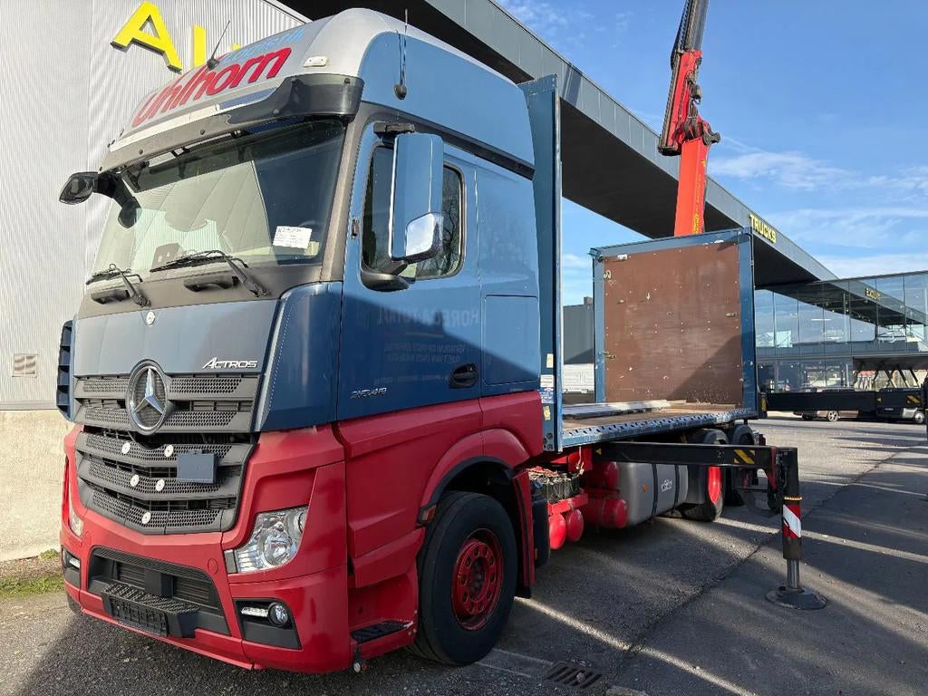 Mercedes-Benz Actros 2548 6X2 *Palfinger crane*Cruise contro, Automaat, Euro 6, Mercedes-Benz, Bedrijf