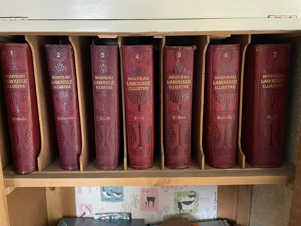 Nouveau Larousse illustré 7 parties, Livres, Série complète, Enlèvement ou Envoi, Général, Utilisé