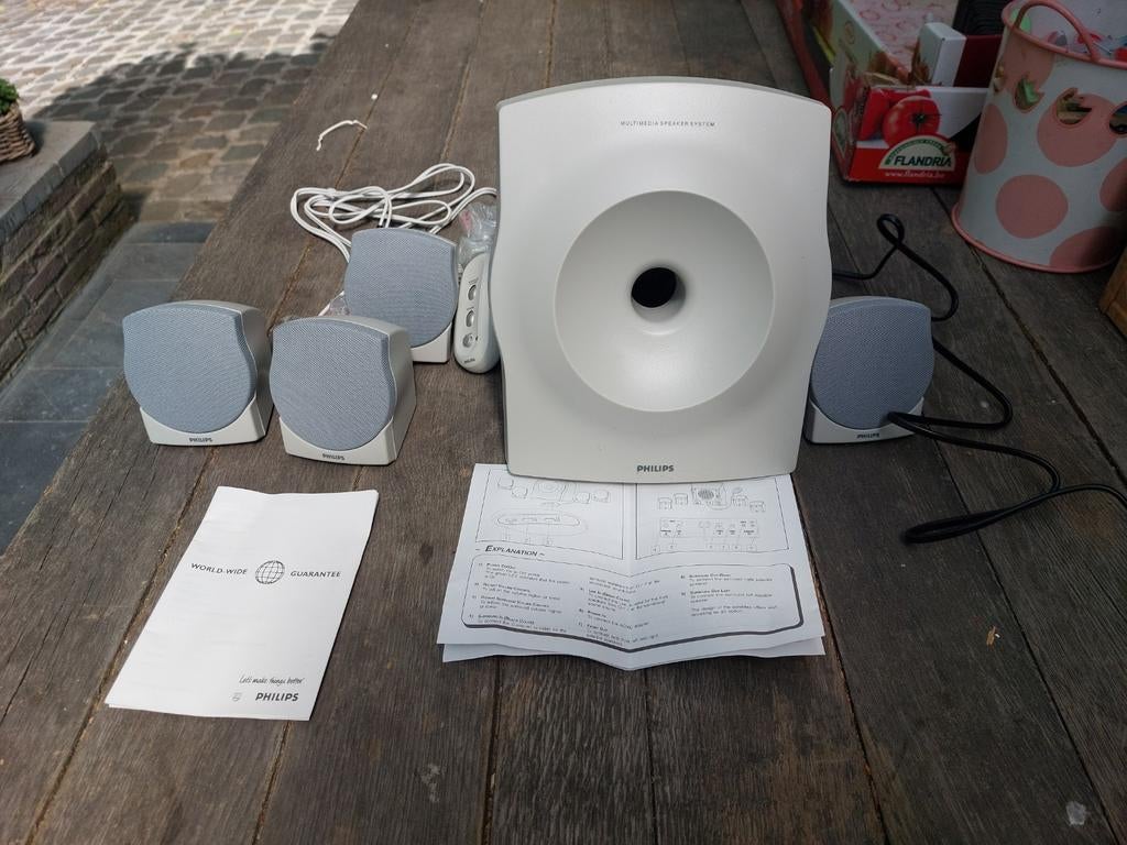 Surround installatie, philips 40w rms .nieuw in doos, Ophalen of Verzenden, Philips