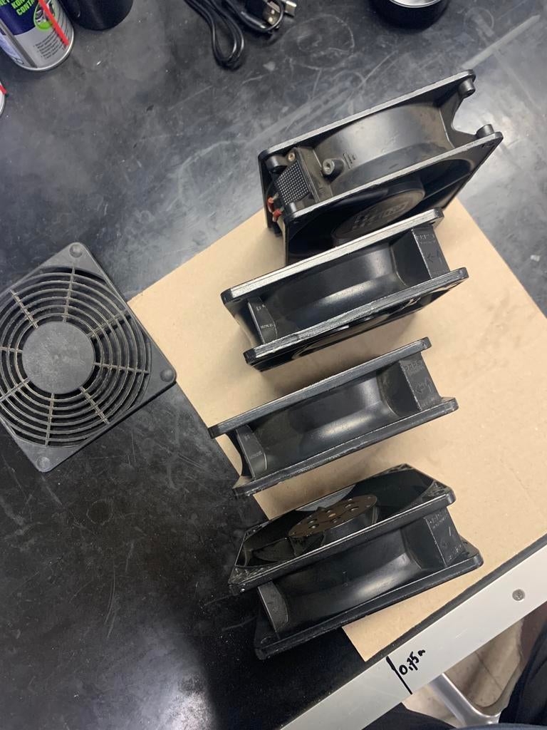 Ventilatoren merk babst 220 volt 4 stuks., Ophalen, Gebruikt