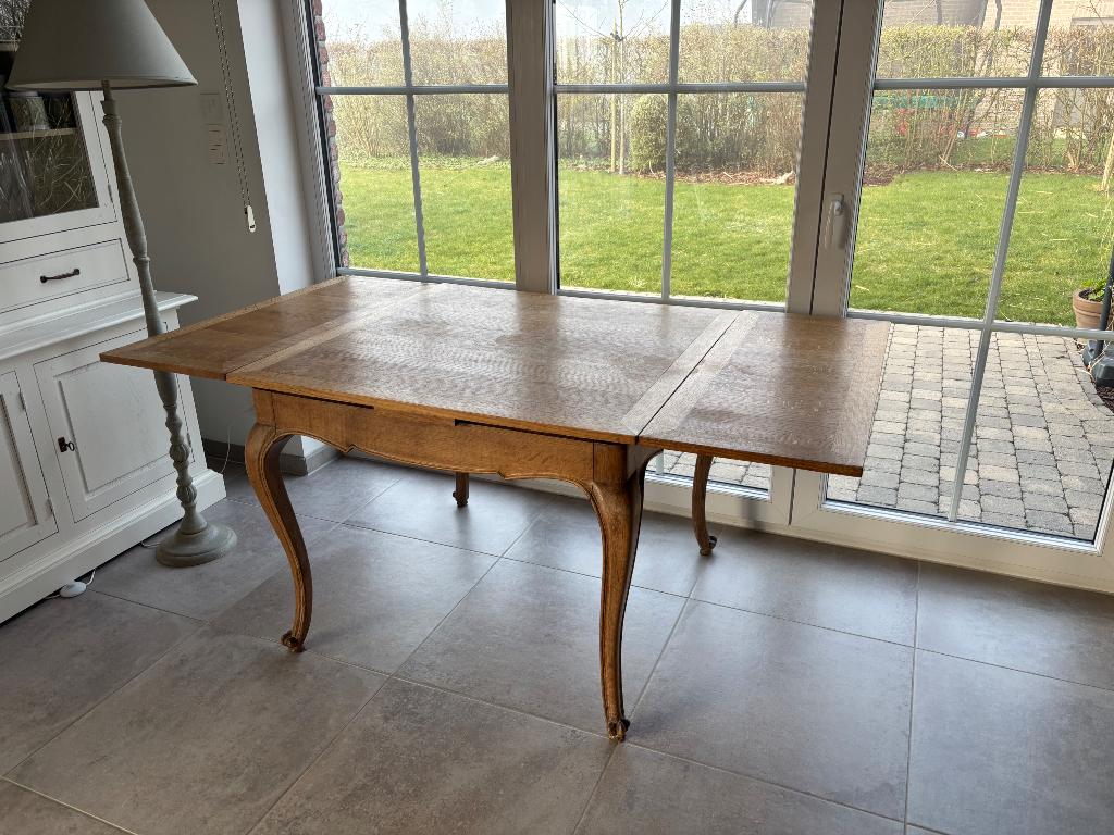 Table avec allonges, Maison & Meubles, Enlèvement, Utilisé, 150 à 200 cm, 50 à 100 cm