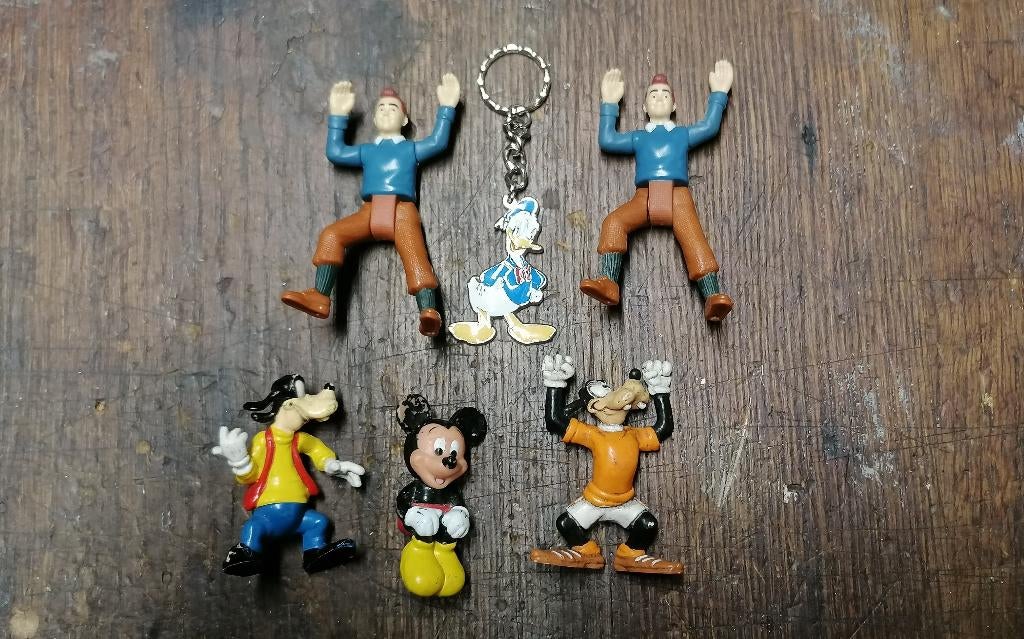 Personnages Walt disney production, Envoi, Tintin, Utilisé, Statue ou Figurine