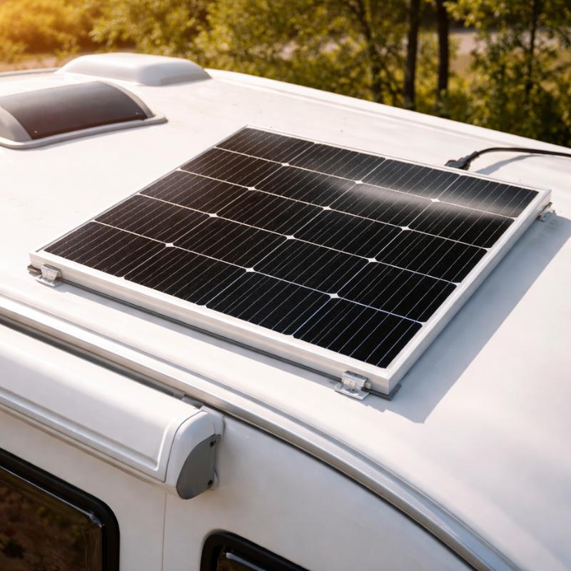 Zonnepaneel 12V 120 Watt met aansluitkabel en MC4 plug, Ophalen of Verzenden, Nieuw, Paneel, 100 tot 200 wattpiek