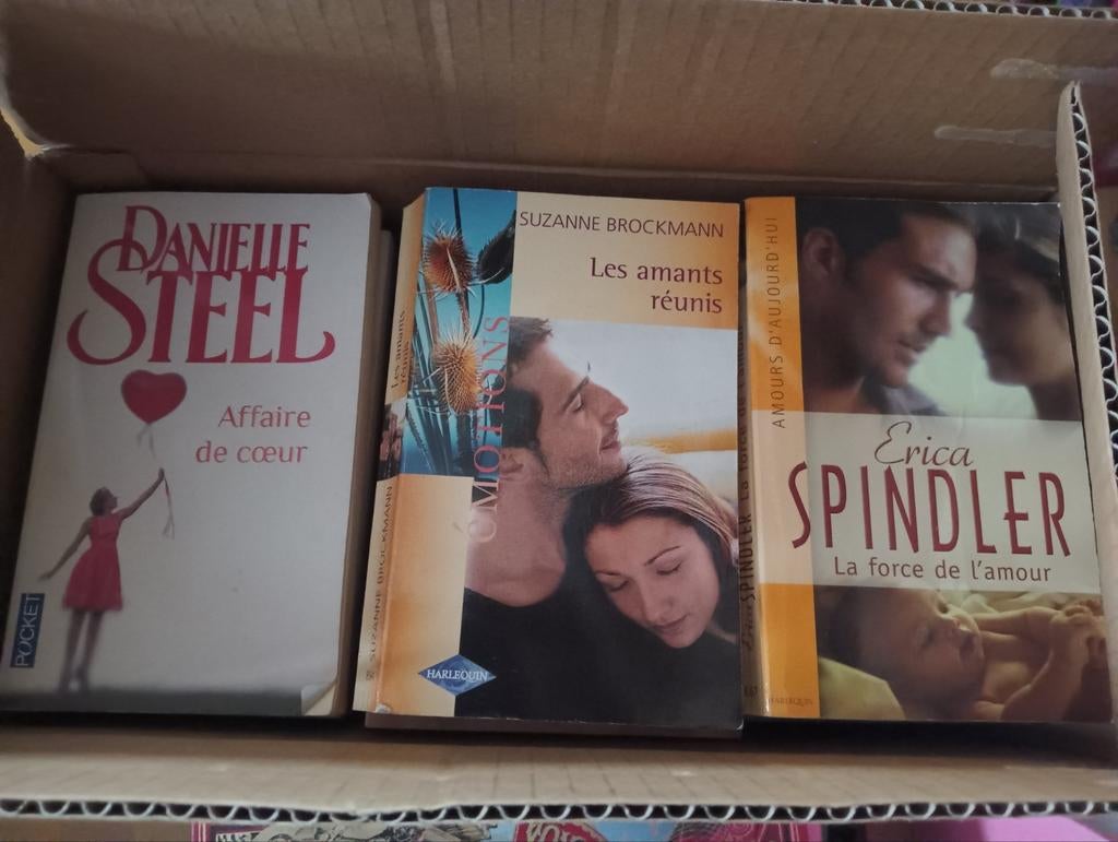 Lot de 45 livres de poche, Livres