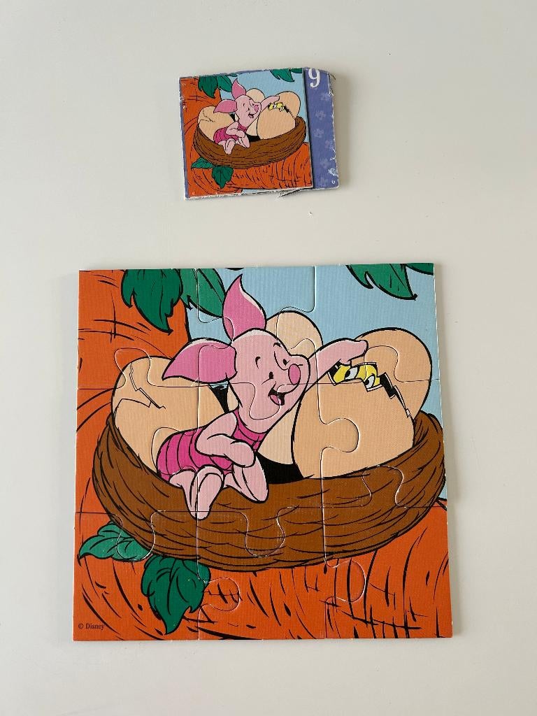 Puzzel: Winnie the pooh 9 stuks, Ophalen of Verzenden