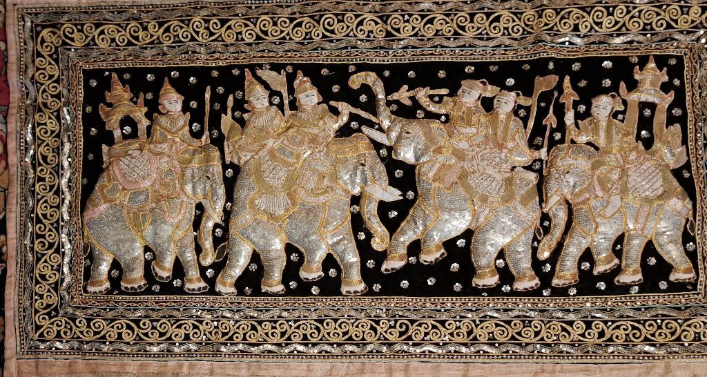 vintage KALAGA wandtapijt/muur opknoping Dit enorme TAPESTRY, Enlèvement ou Envoi