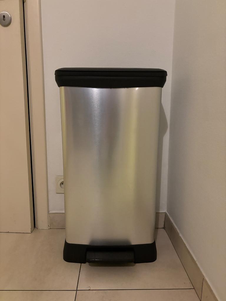 Ongebruikte Curver Deco Bin pedaalemmer 50 l vuilnisbak, Ophalen, Met pedaal, 50 tot 75 cm, Nieuw