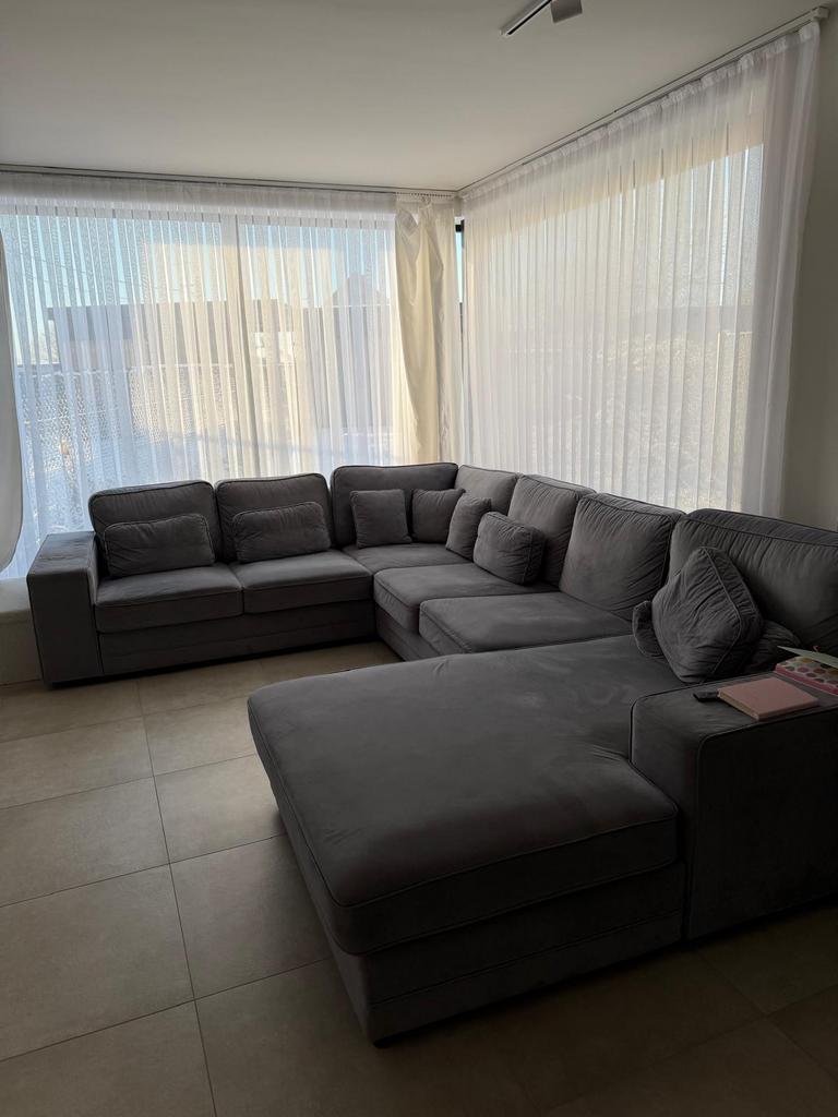 Ruime en comfortabele hoekzetel te koop, Maison & Meubles, Canapés | Coins salons complets, Enlèvement, Comme neuf