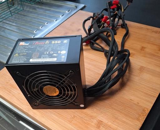 PSU computervoeding AcBel iPower 85 550 - 500W, Computers en Software, Interne voedingen, Ophalen of Verzenden, Gebruikt