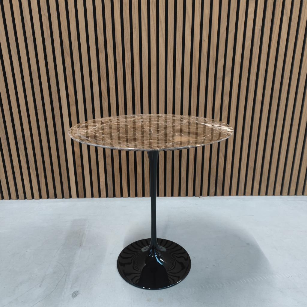 Knoll Saarinen Low Table - Emperador Marmer ø 51cm, Enlèvement ou Envoi