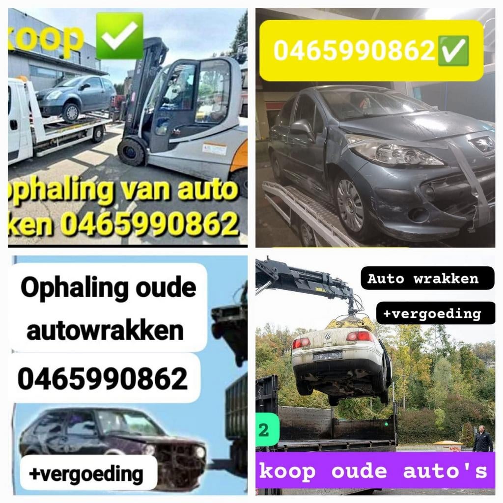 Ik koop oude auto's en oud ijzer ️, Ophalen