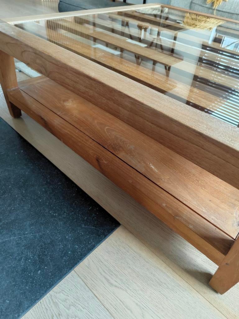 Table basse en teck, Enlèvement, Teck