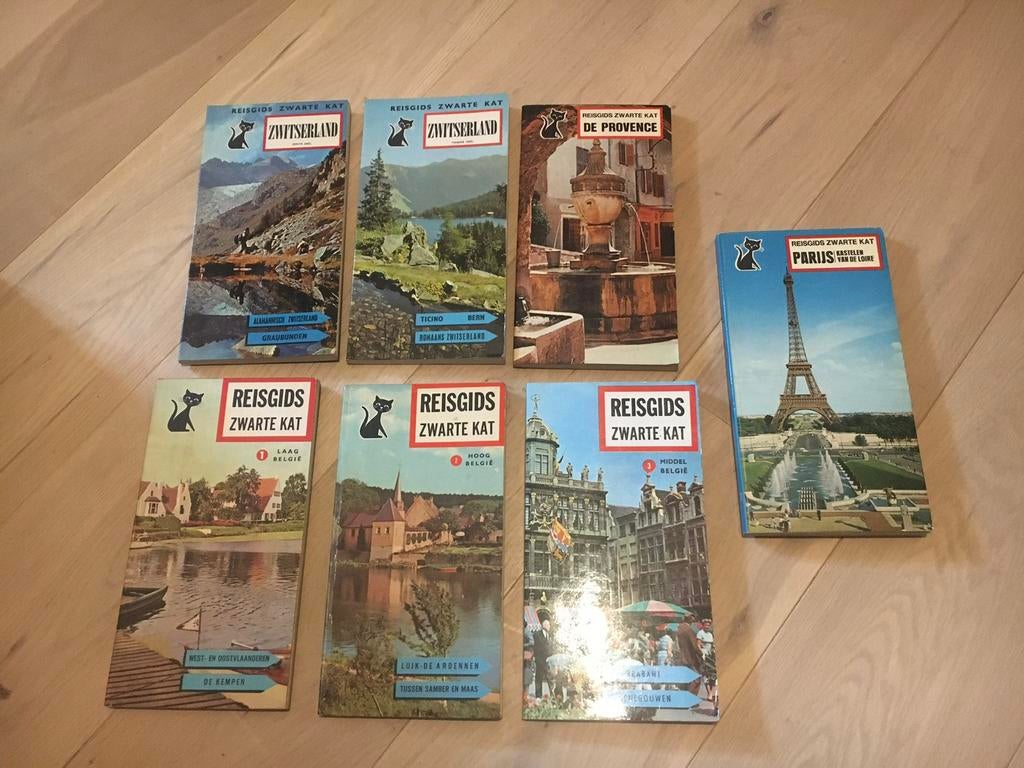 Zwarte kat reisgidsen, Ophalen of Verzenden, Zo goed als nieuw