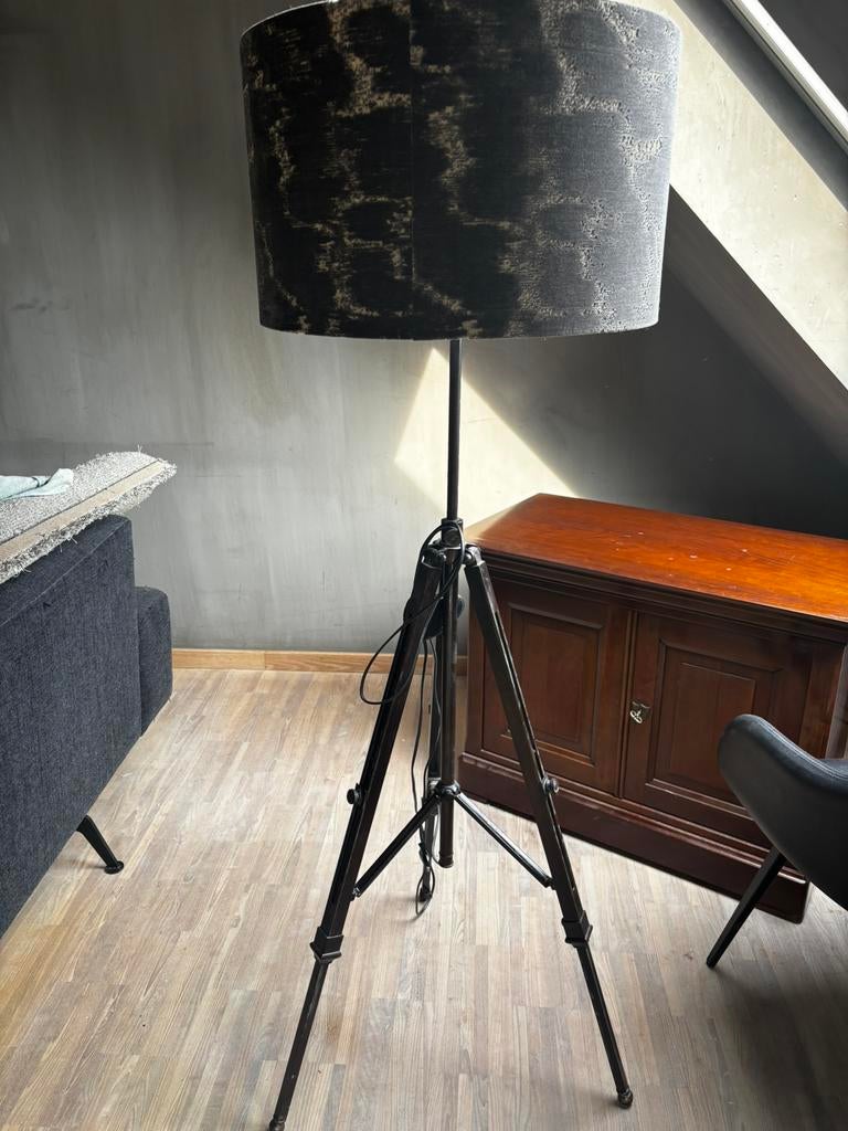 Staande lamp, Huis en Inrichting, Lampen | Vloerlampen, Ophalen, Zo goed als nieuw