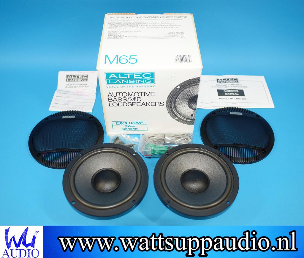 ALTEC LANSING M65 Automotive BASS/MID Speakers 16.5cm/6.5'', Ophalen of Verzenden, Nieuw