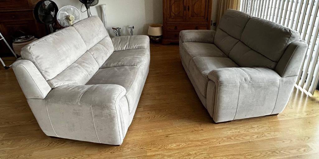Tweemaal 2-zit zetel – Super comfy - SUPER KOOPJE, Ophalen, 150 tot 200 cm, Tweepersoons, 75 tot 100 cm