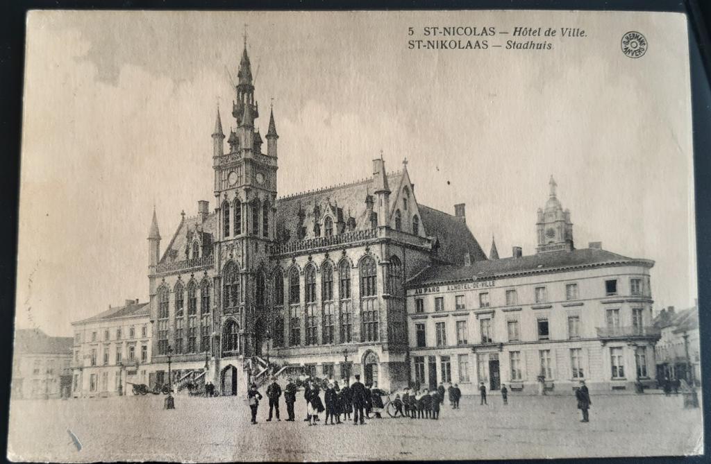 Carte postale Sint Niklaas Grand Place Grand Market TOP !, Collections, Enlèvement ou Envoi