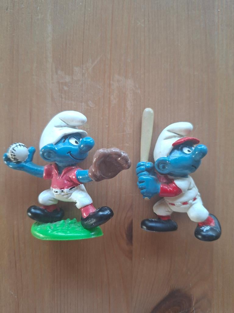 Smurfen baseball 20166 + 20129 aan 25€, Verzamelen, Ophalen of Verzenden