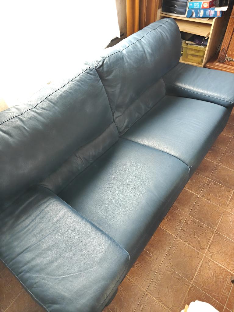 Salons similicuir 3+2, Maison & Meubles, Canapés | Salons, Trois personnes, Banc droit, Comme neuf, Enlèvement
